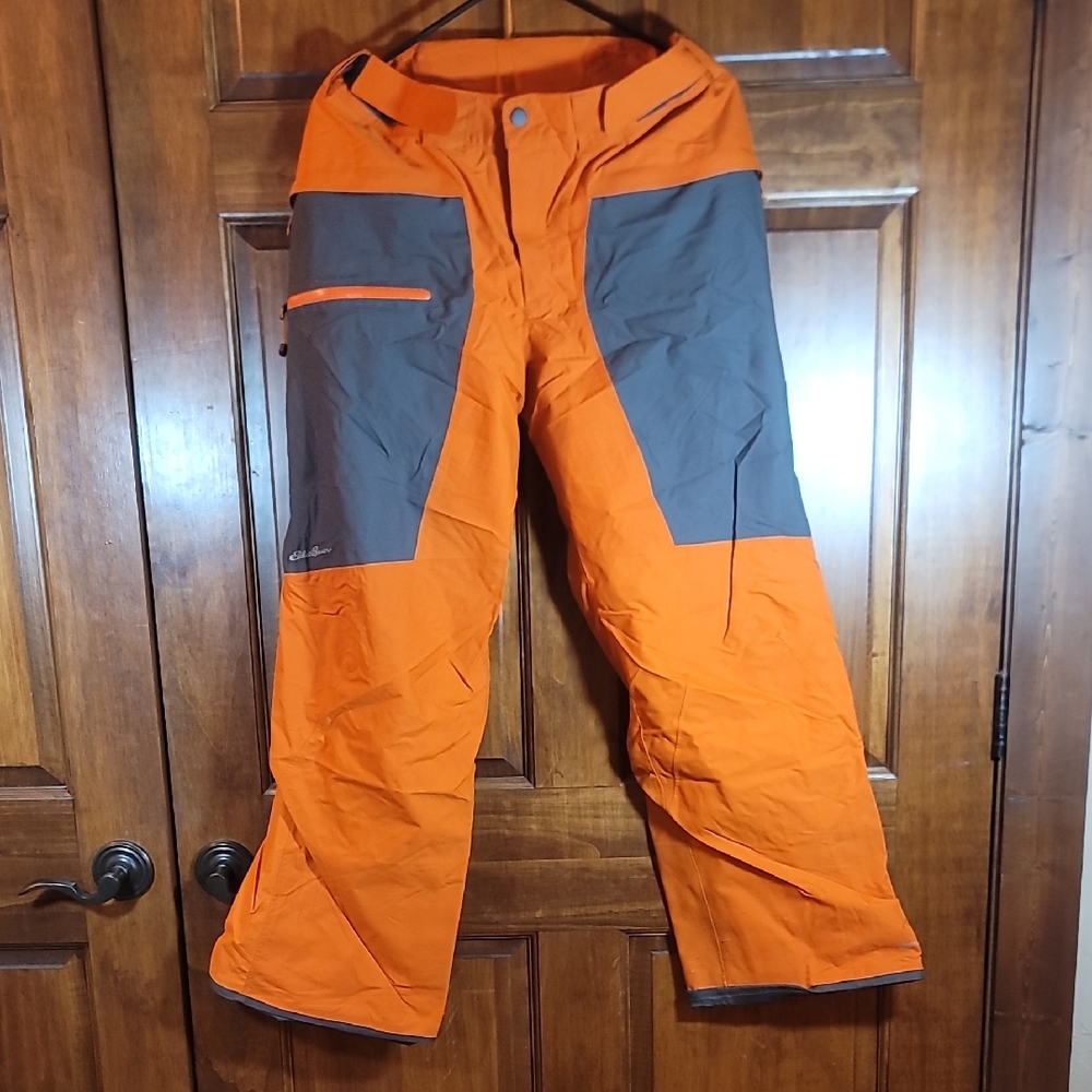 Eddie Bauer Men's Orange and Gray Outdoor Pants